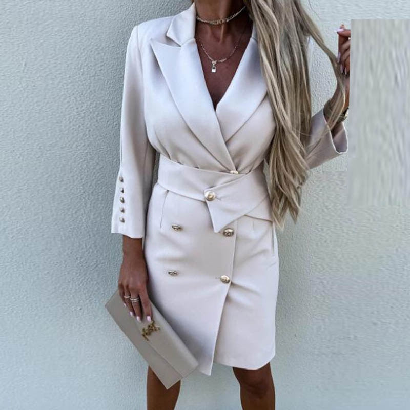 GR | Double-breasted blazer dress