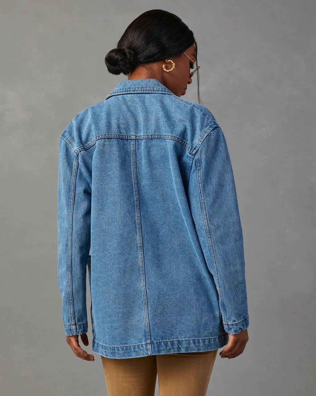 GR | Stylish denim blazer