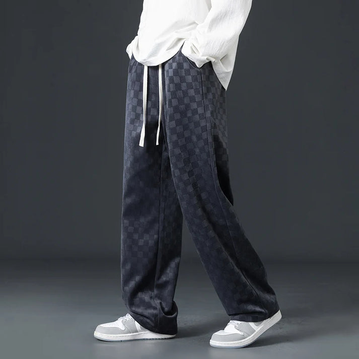 GR | Stylische Jogginghose Mit Karomuster