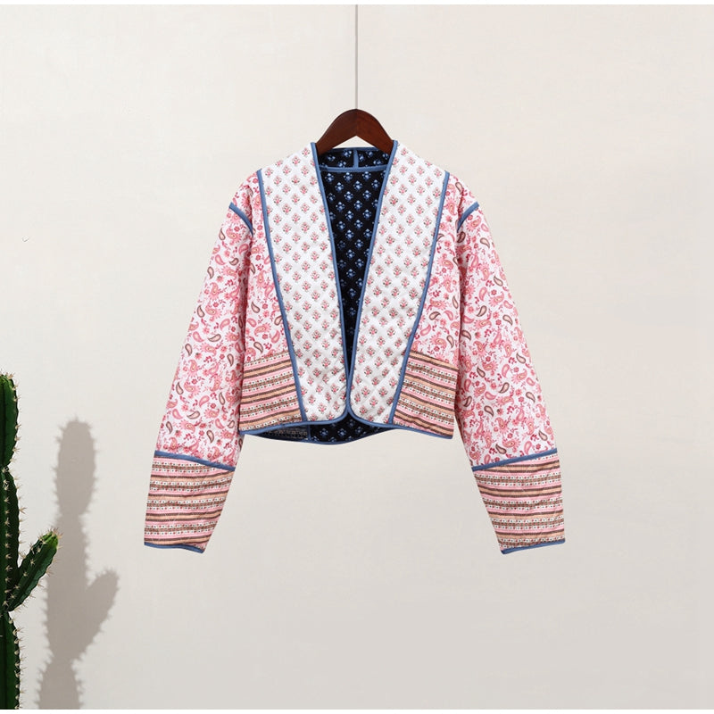 GR | Women's jacket with floral pattern
