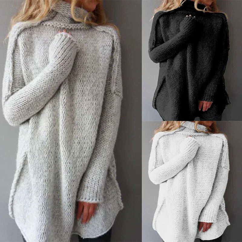 GR | Strickkleid Für Mühelosen Stil Und Gemütliche Wärme Für Frauen
