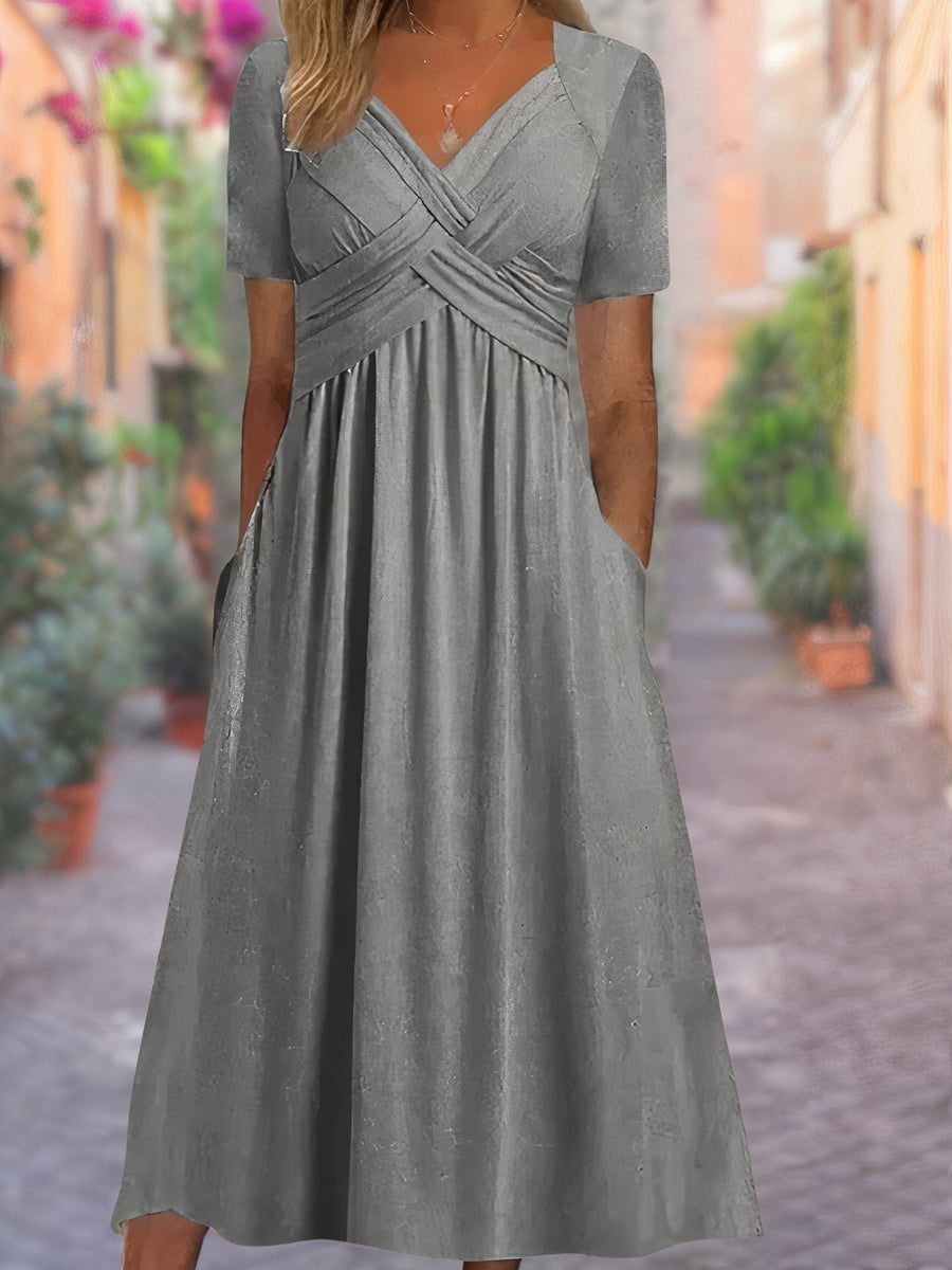 GR | Midi-Kleid mit Seitentaschen