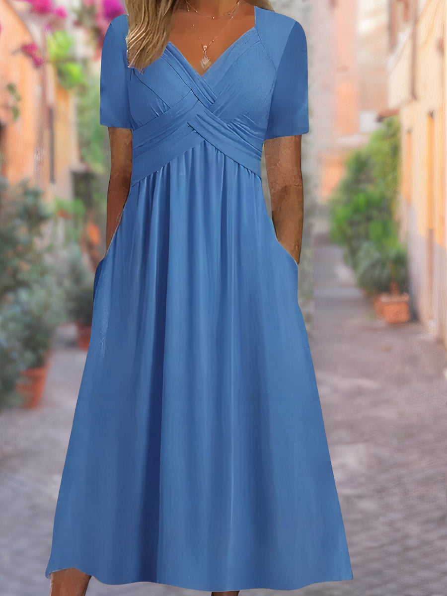 GR | Midi-Kleid mit Seitentaschen