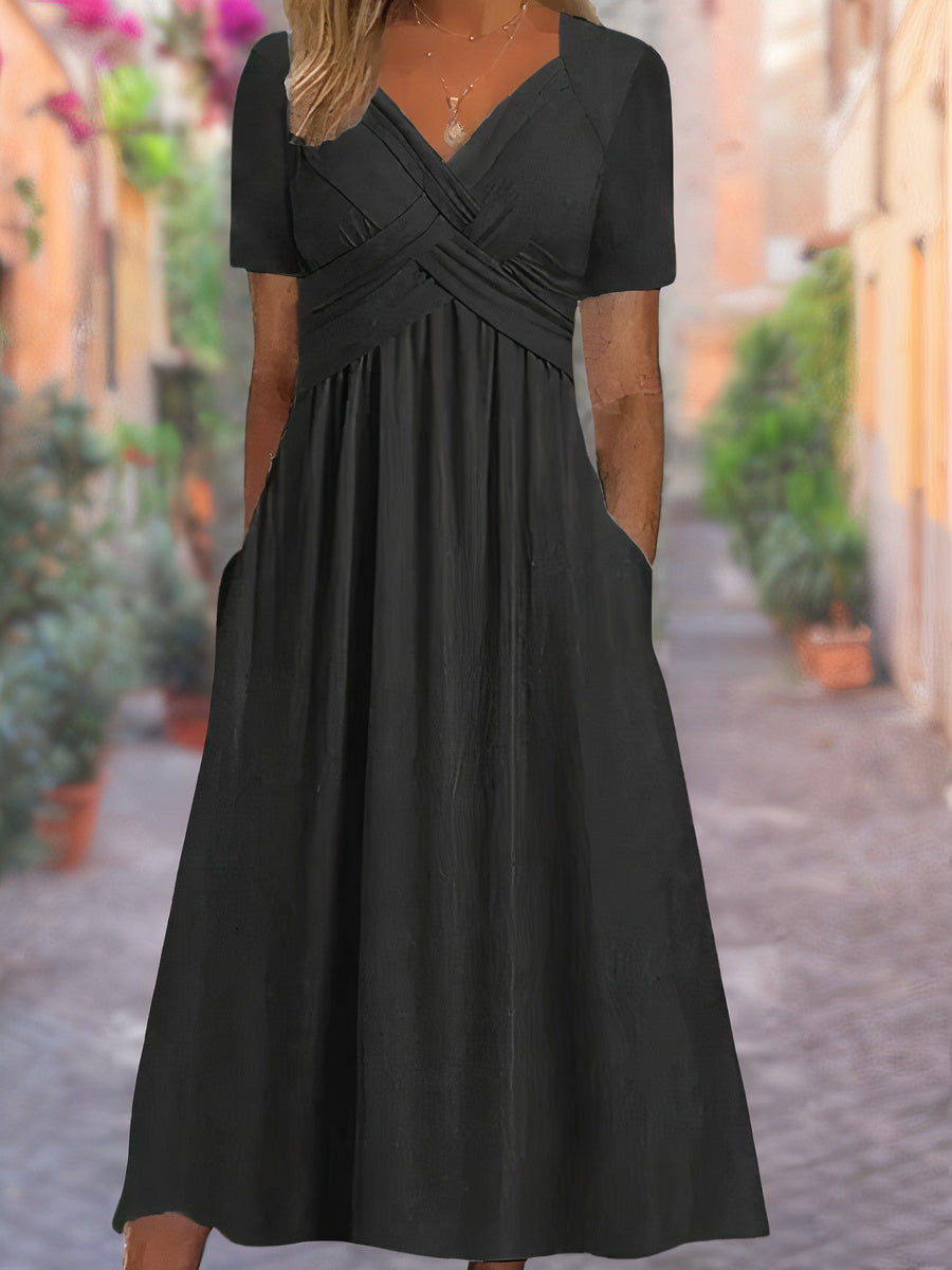 GR | Midi-Kleid mit Seitentaschen