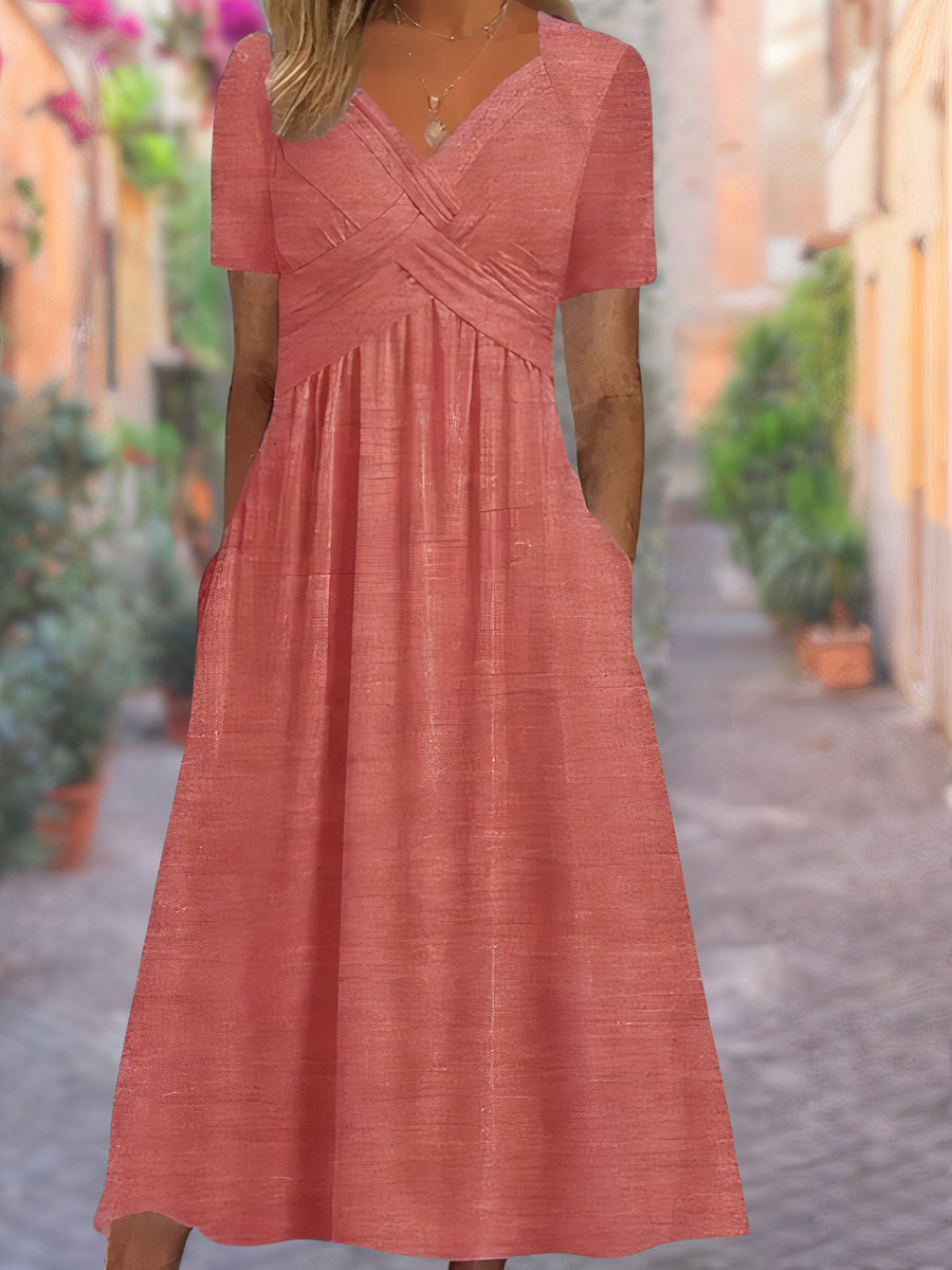 GR | Midi-Kleid mit Seitentaschen