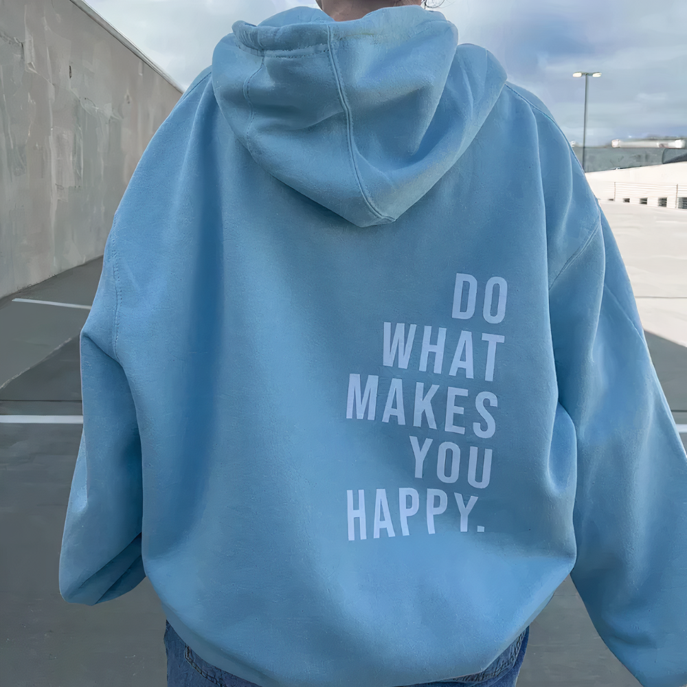 Catherine™ - Rust-colored statement hoodie