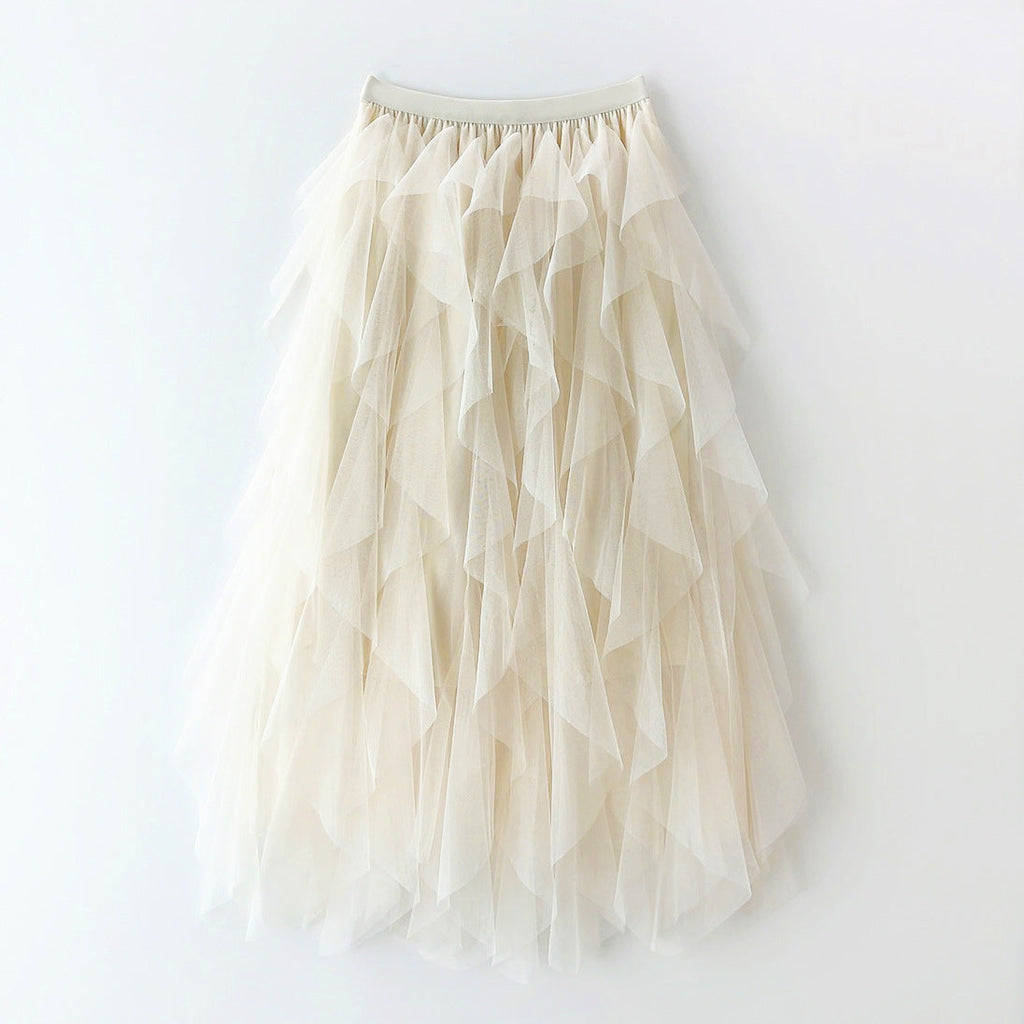 GR | Multi-layered tulle skirt for women