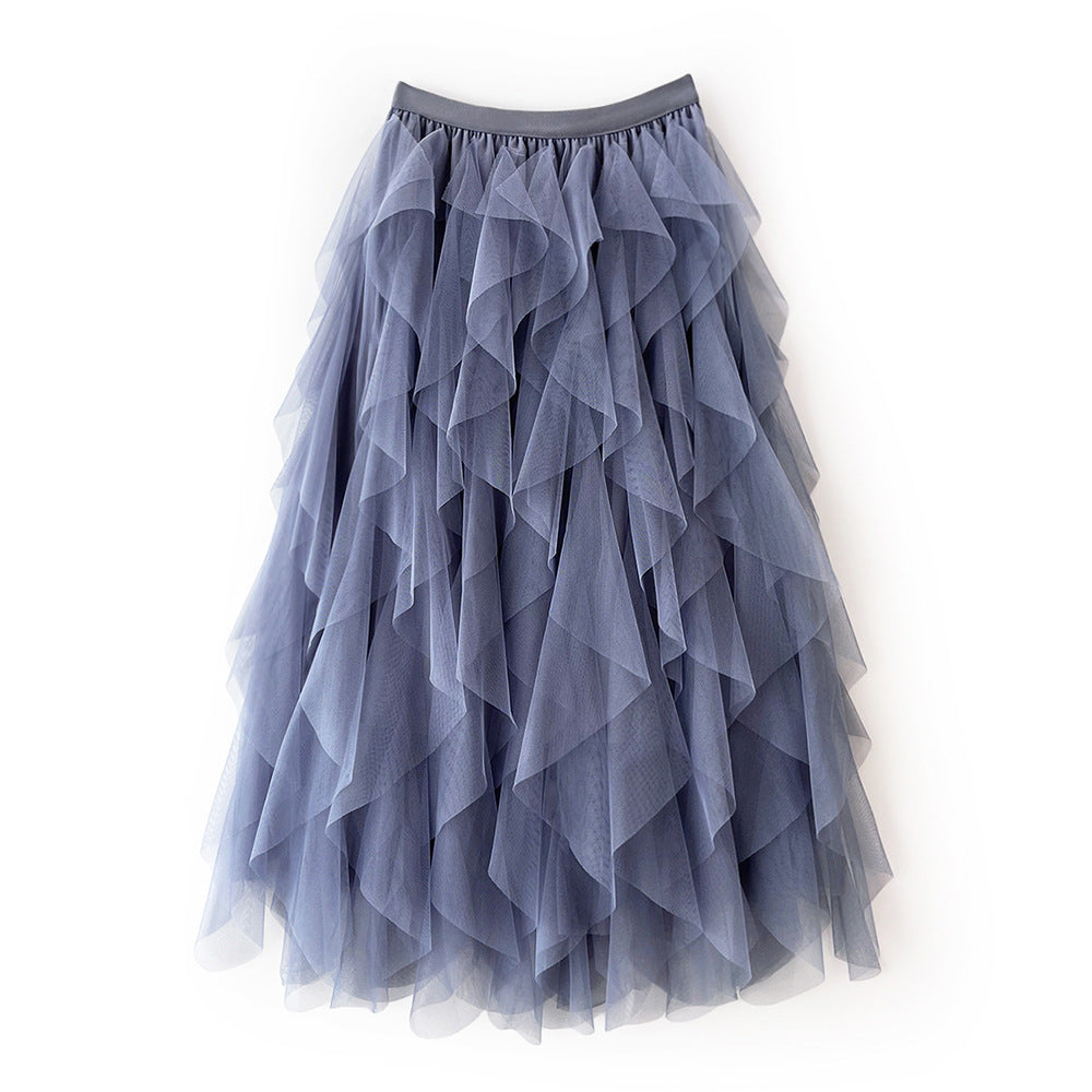 GR | Multi-layered tulle skirt for women