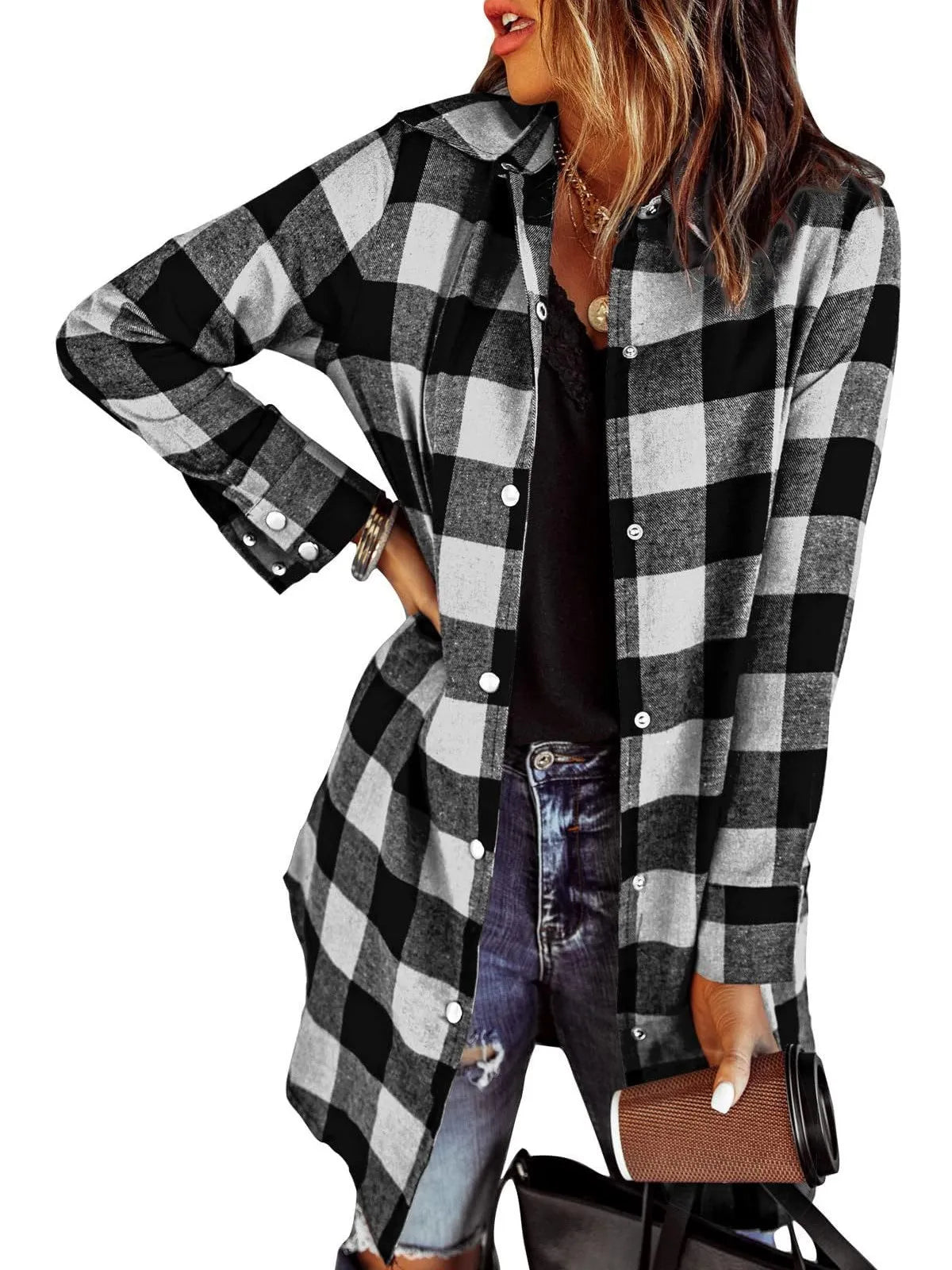 GR | Longline-Shirtjacke