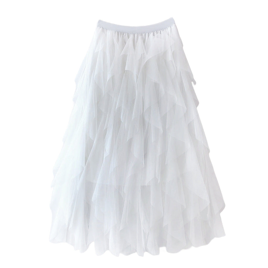 GR | Multi-layered tulle skirt for women