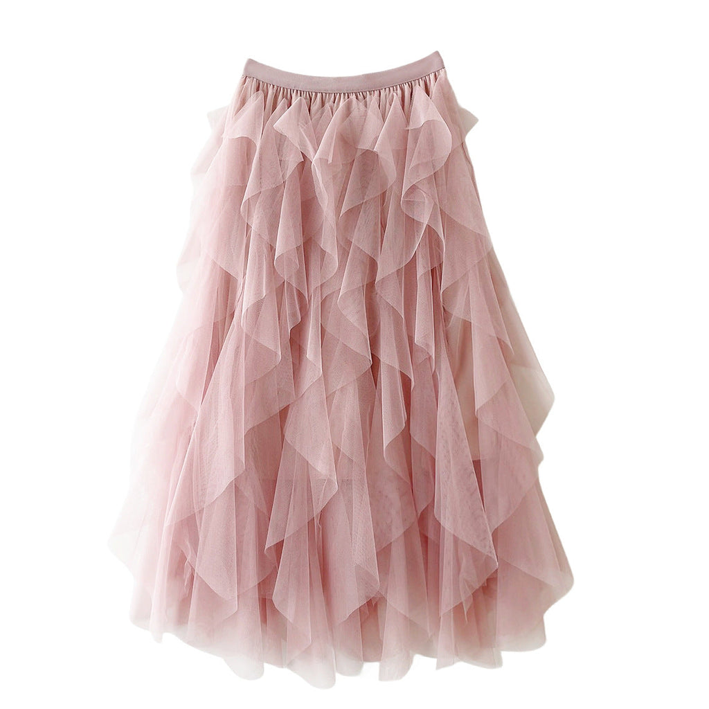 GR | Multi-layered tulle skirt for women