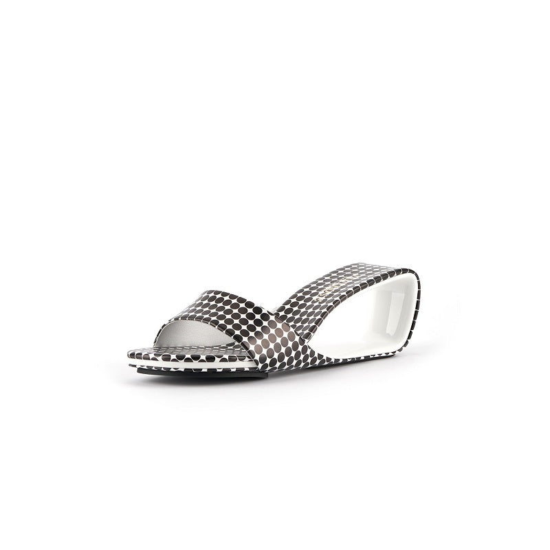 GR | Chunky heels, wedges, peep toe cutouts, genuine leather