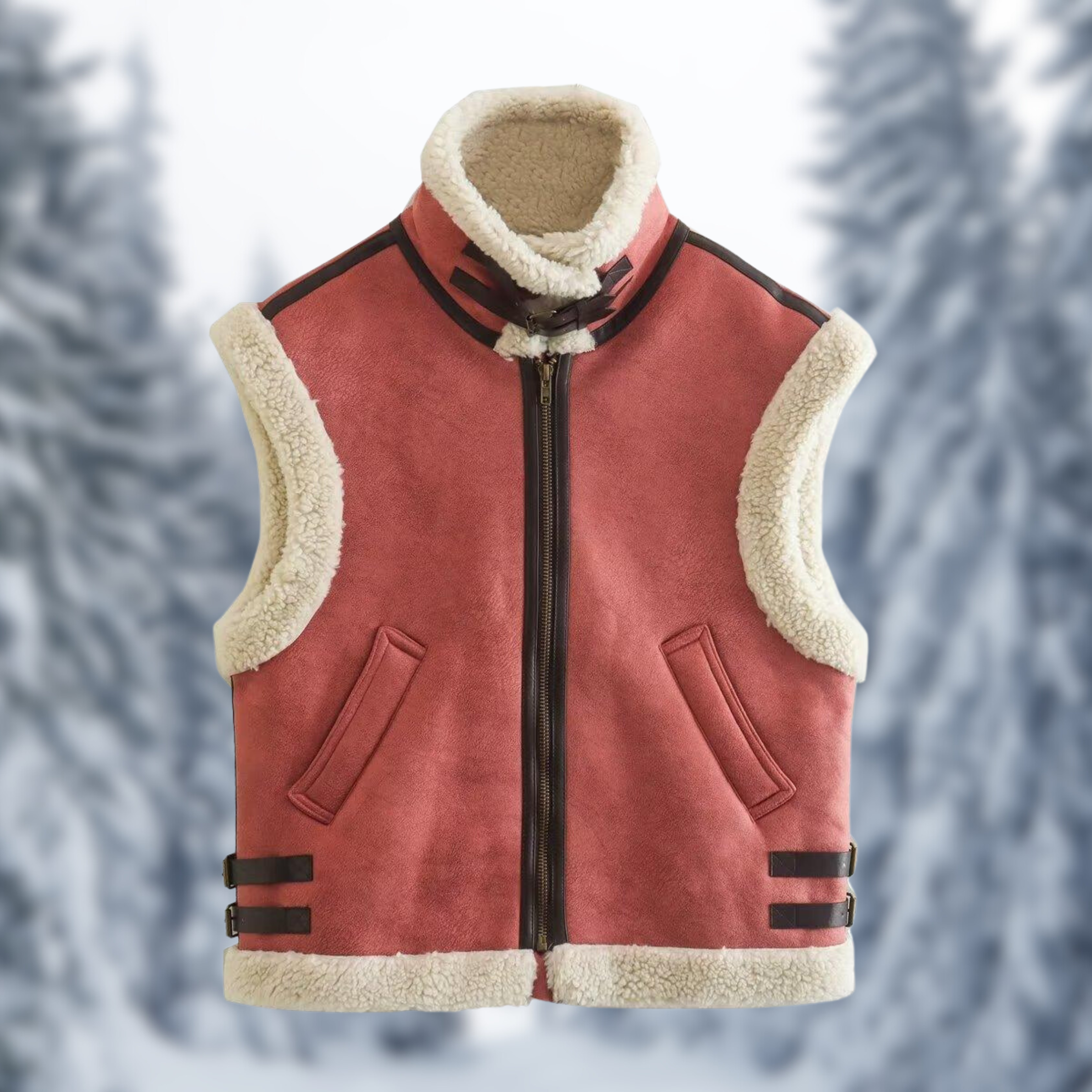 Winter fur vests