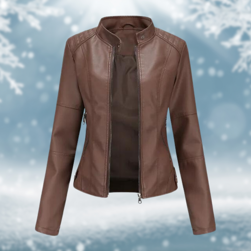 Vegan leather jacket