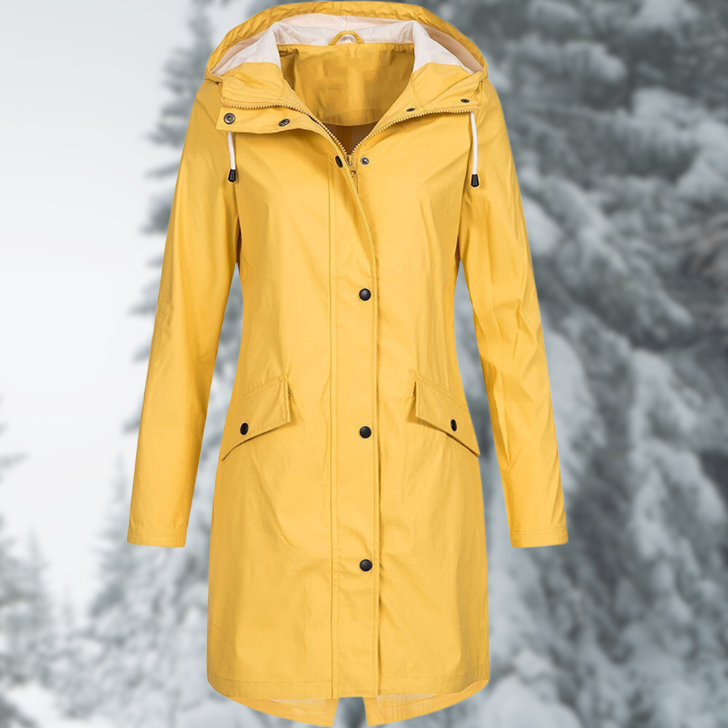 GR | Fashionable, long and waterproof raincoat