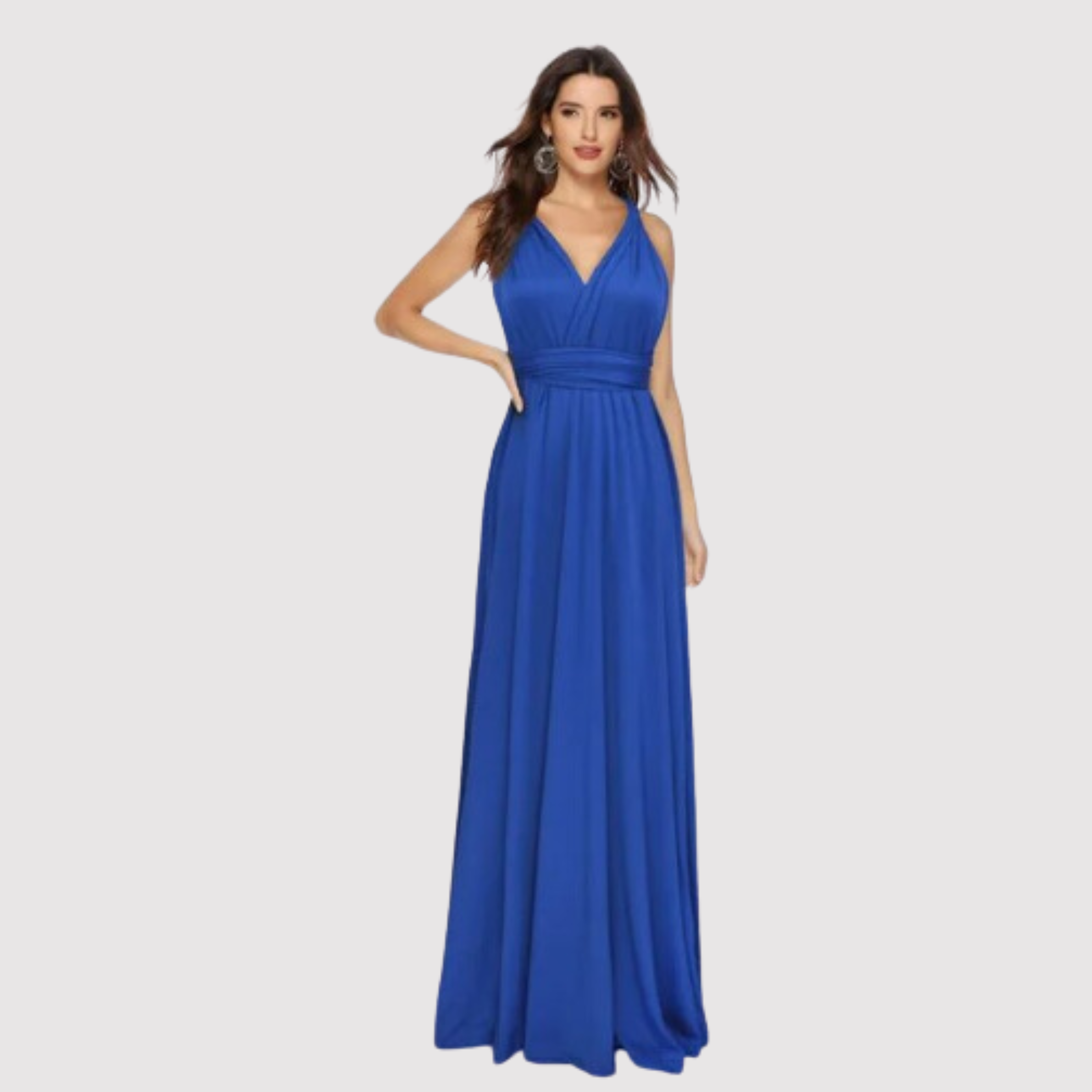 GR | Wandelbar Elegantes Kleid in Vielseitiger Wickeloptik