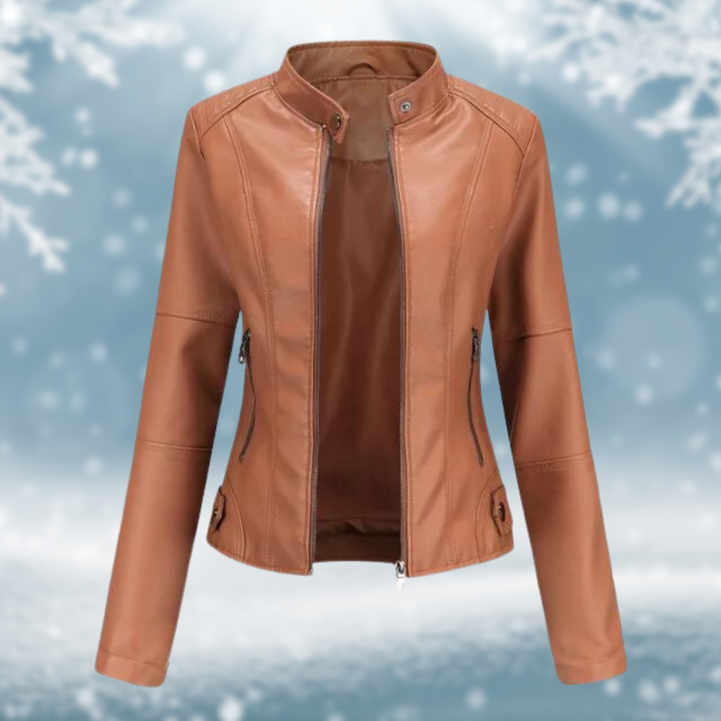 Vegan leather jacket