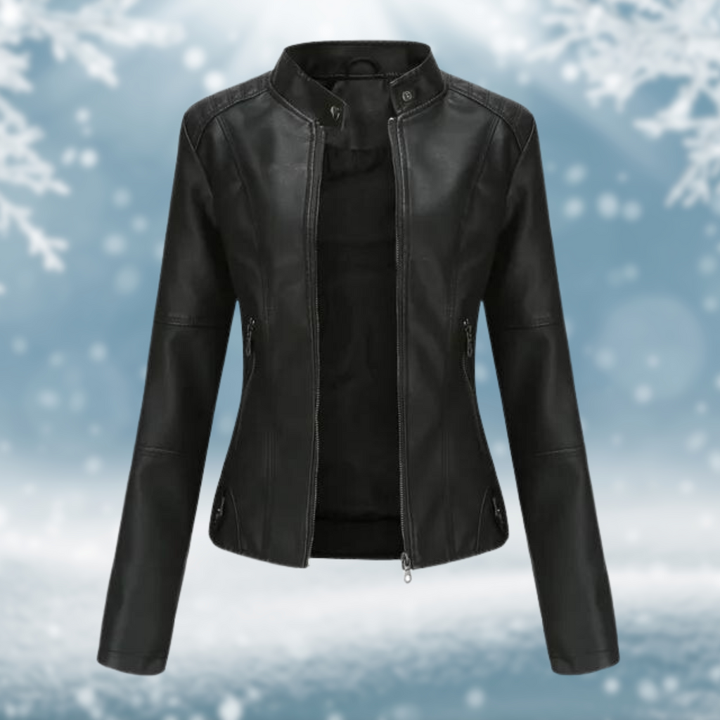 Vegan leather jacket