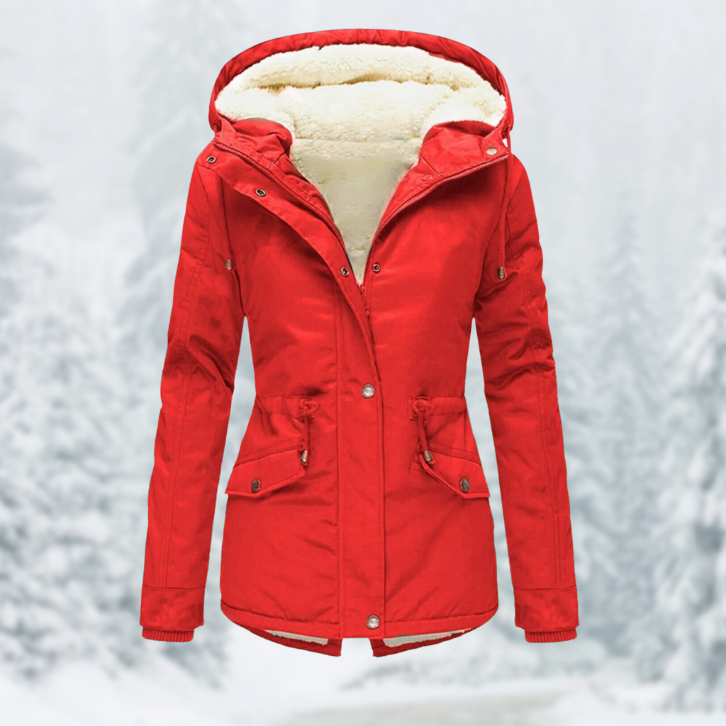 GR - Women's hooded coat with drawstring