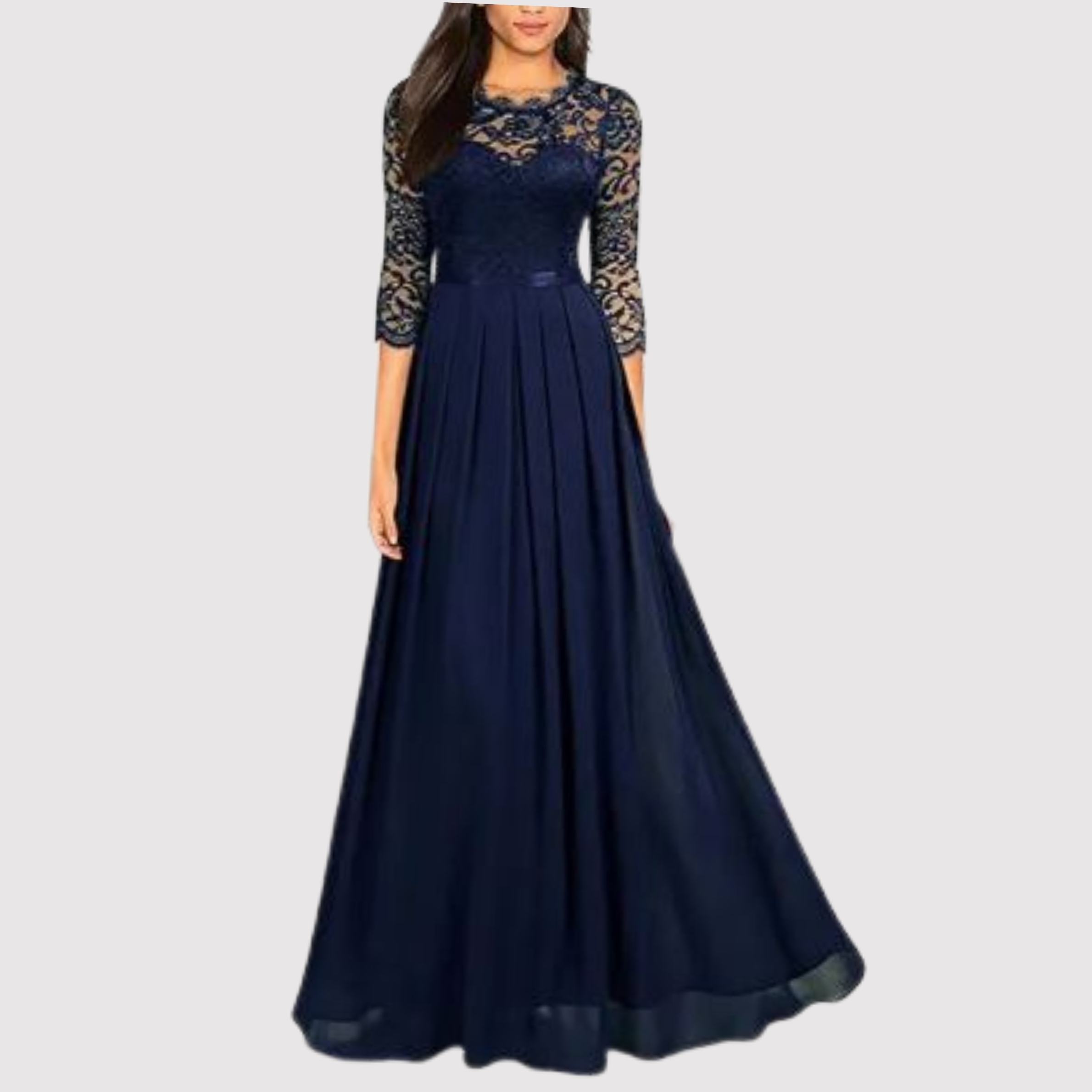 GR | Sexy Kleid aus Chiffon und Spitze