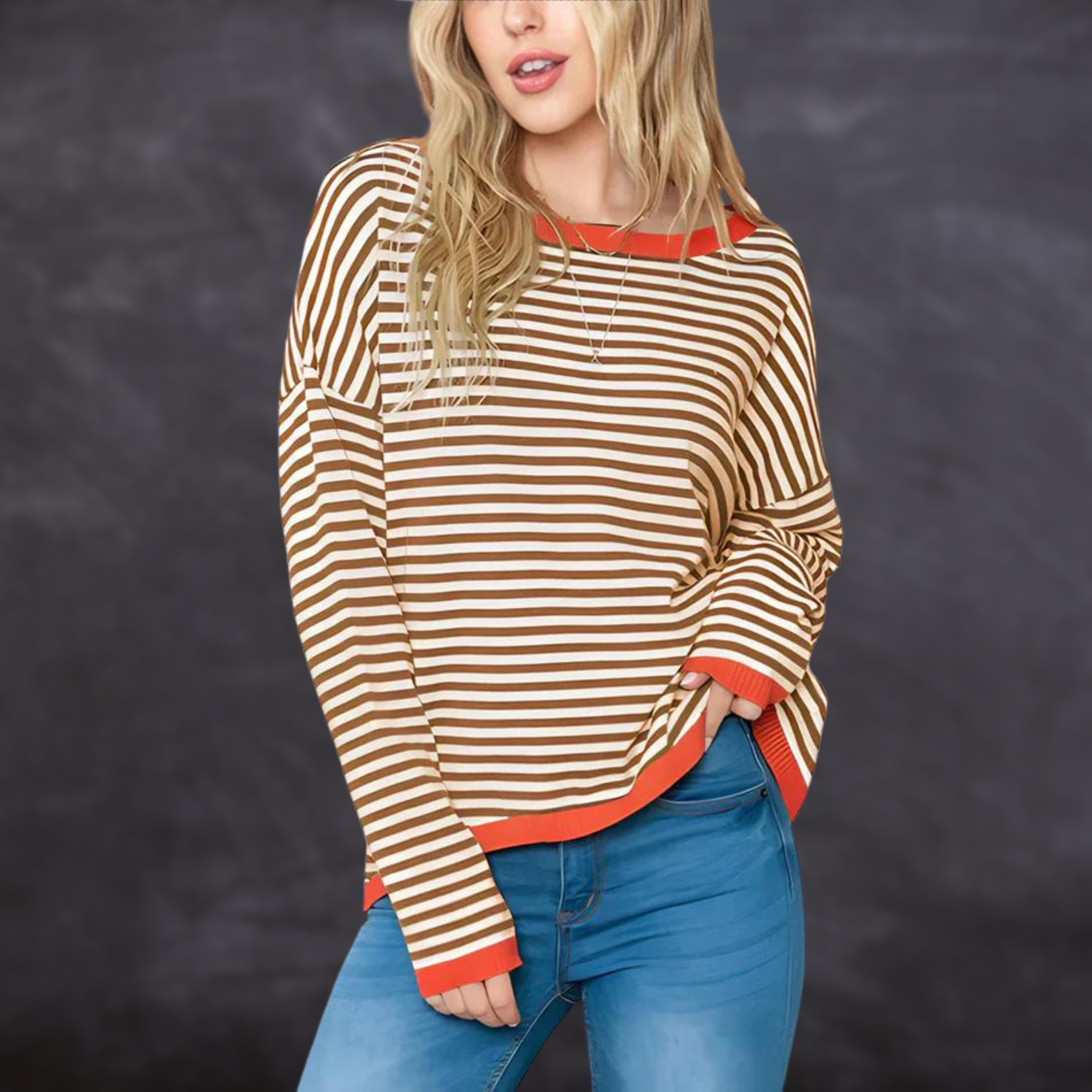 GR | Gestreifter Pullover
