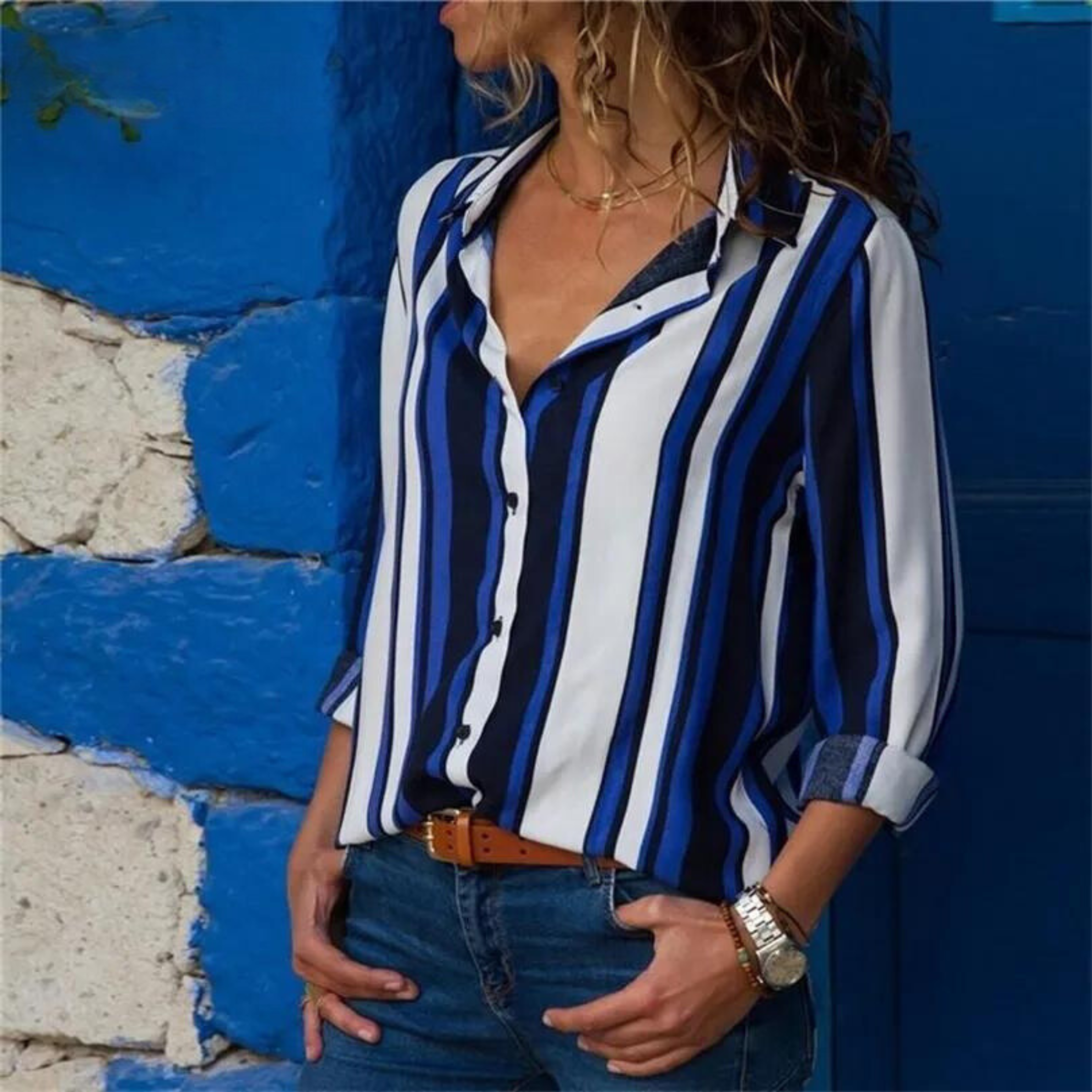 GR - Striped casual