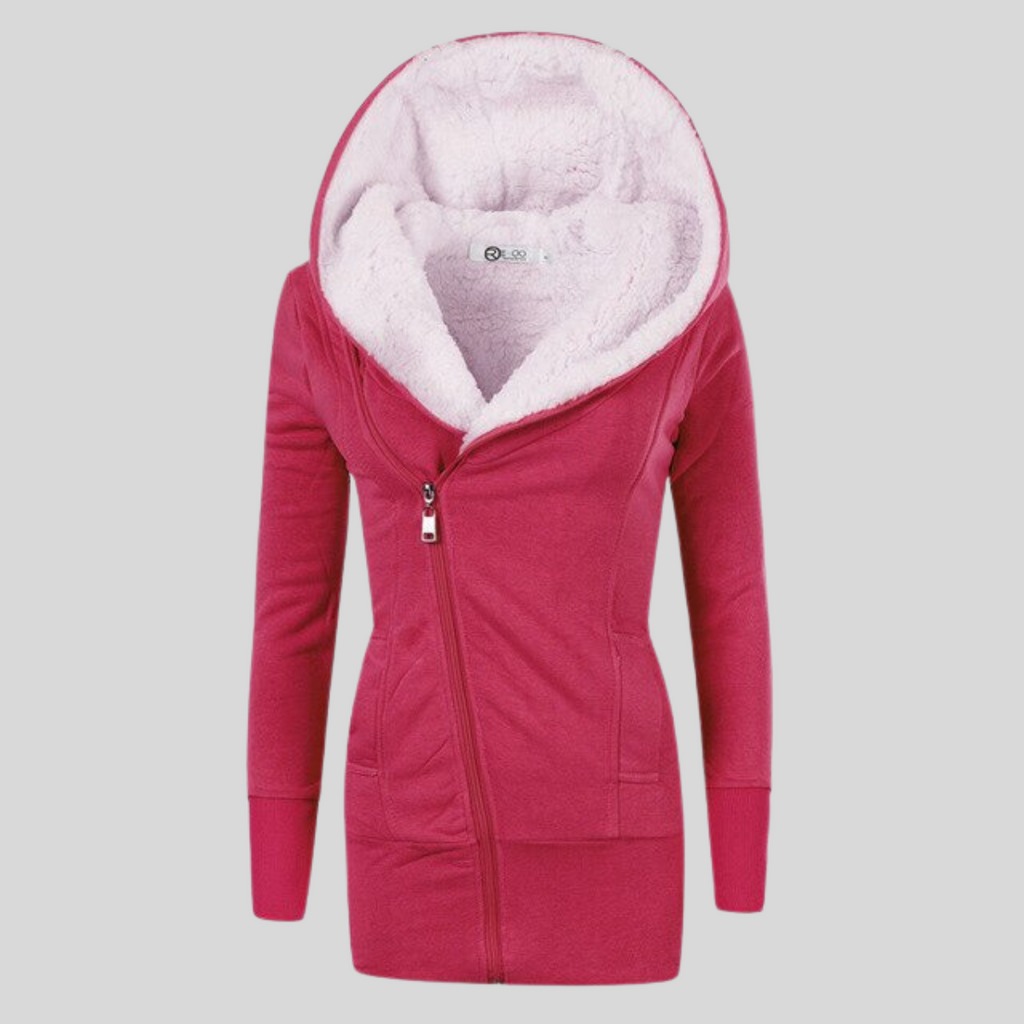 GR - Dames Vest Met Capuchon Van Fleece