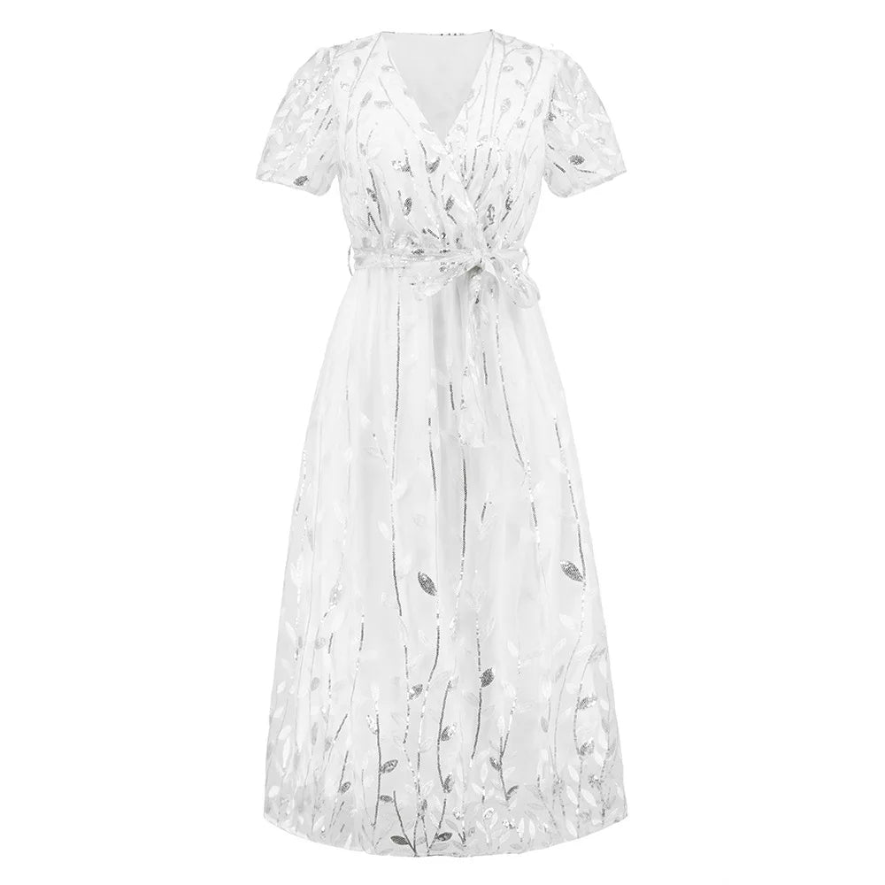 GR - Midikleid mit Pailletten