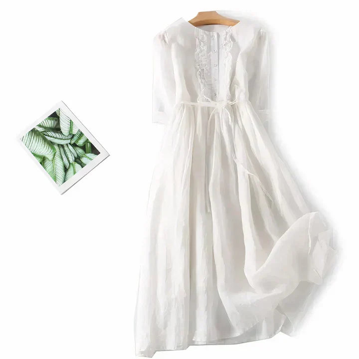 GR | Flowing linen dress