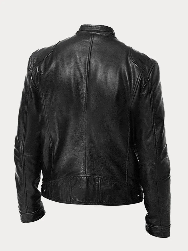 GR | Casual leather jacket: Timeless style and comfort