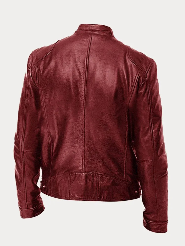 GR | Casual leather jacket: Timeless style and comfort