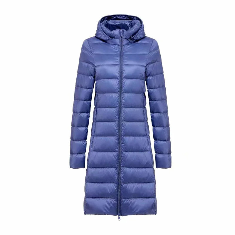 GR | Long lightweight down jacket