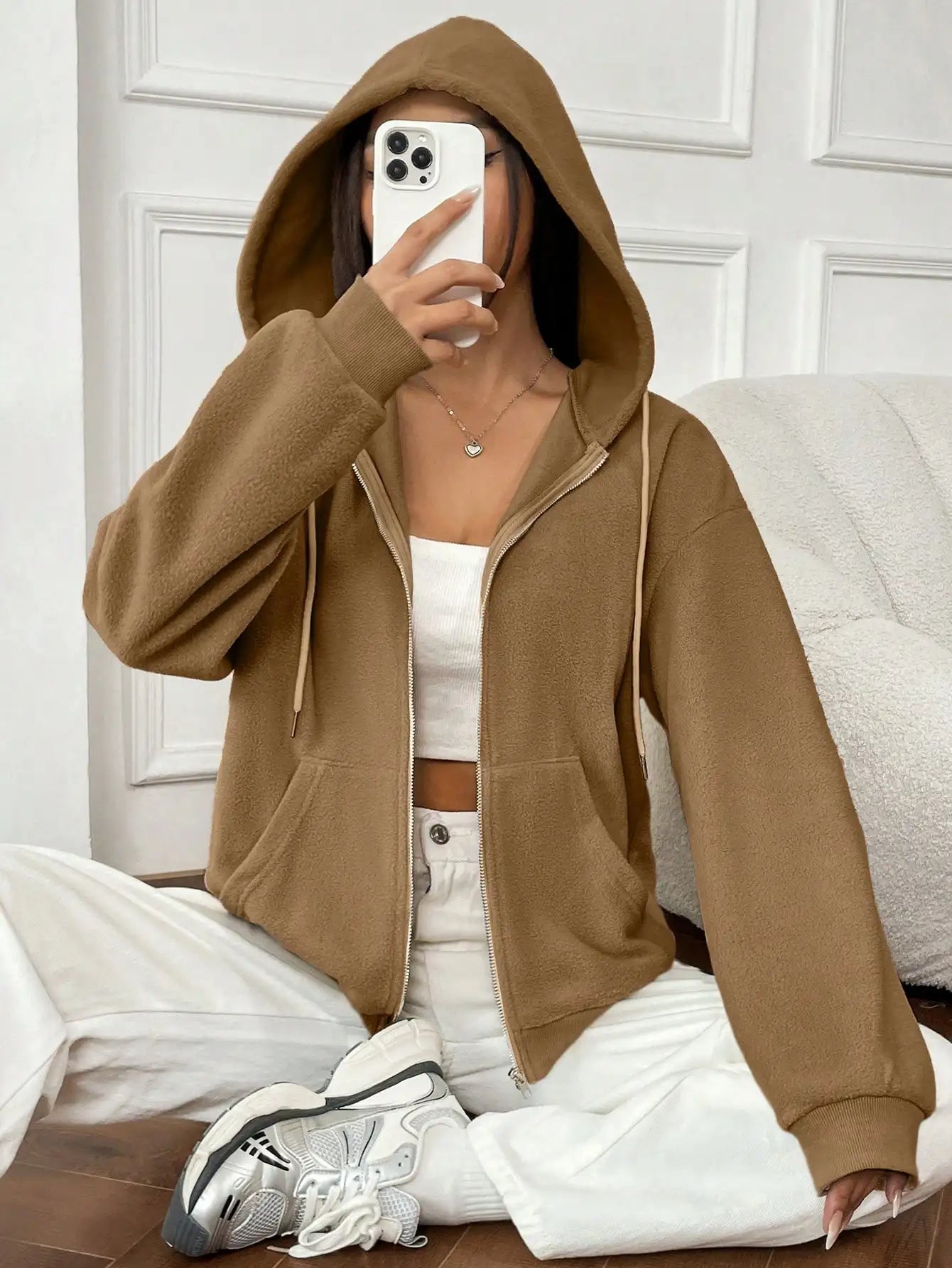 GR | Hooded jacket with zipper