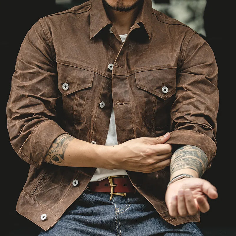 GR | Short Lined Tin Cloth Cruiser Jacket