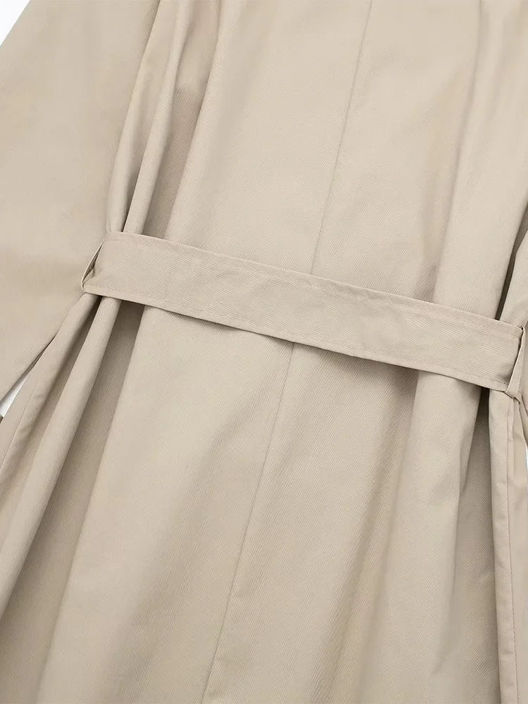 GR - Women's long coat with belt