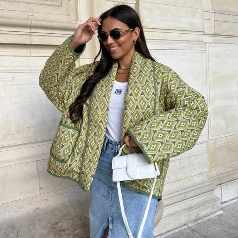 GR | Elegant printed jacket for women