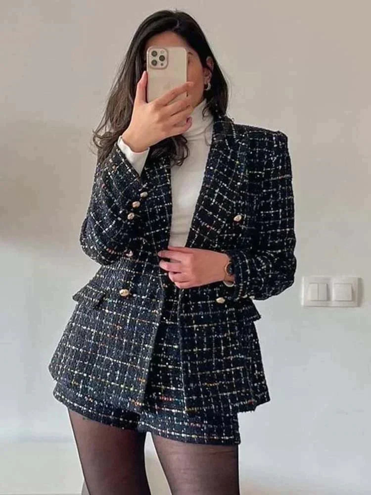 GR - Women's Wool Blazer Clothing Set