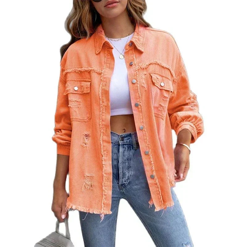 Casual women's denim jacket