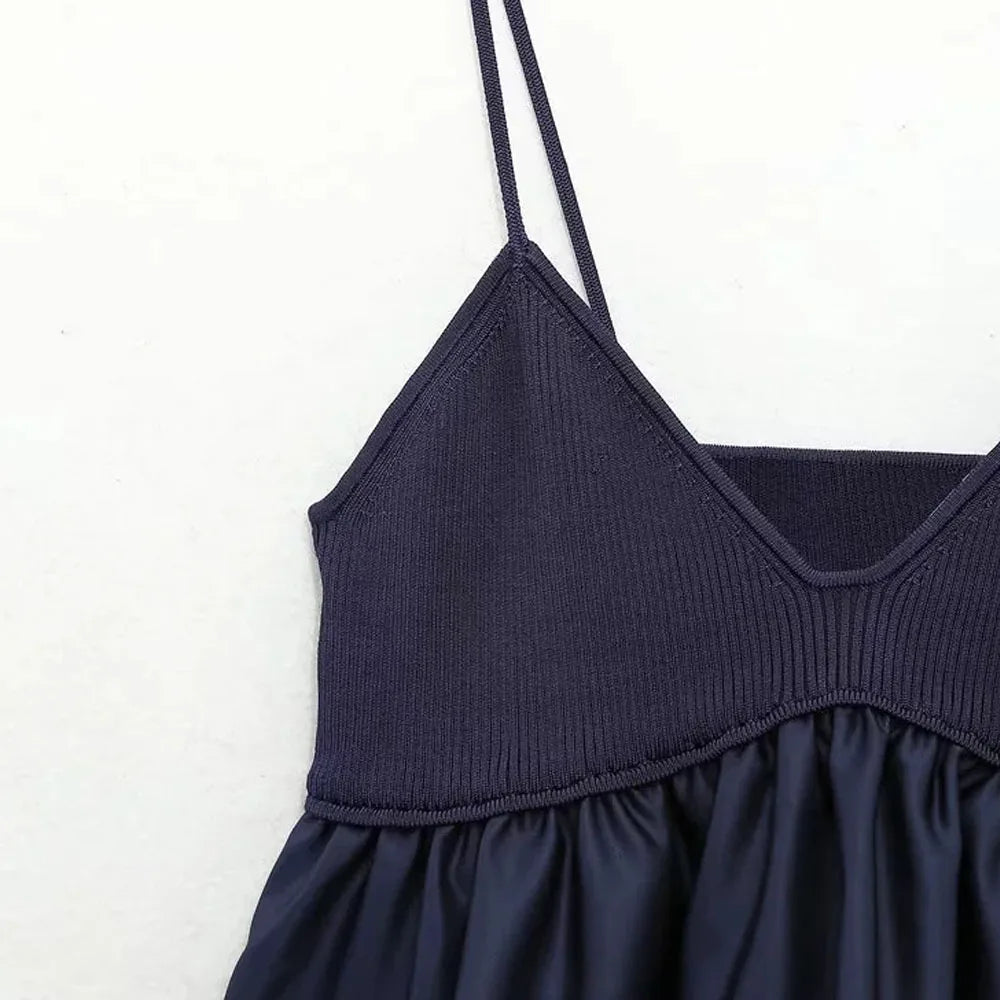 Sexy knitted crop top for women