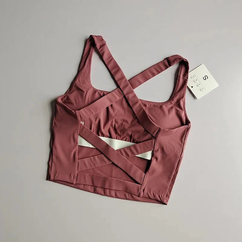 GR | Cross Back Sports Bra for Women