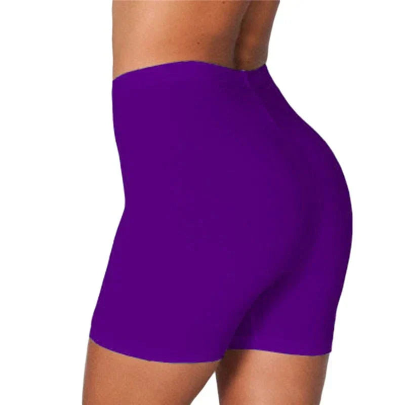 GR | High Waist Stretch Fit Fahrradshorts Atmungsaktive Slim Athleisure Unterteile