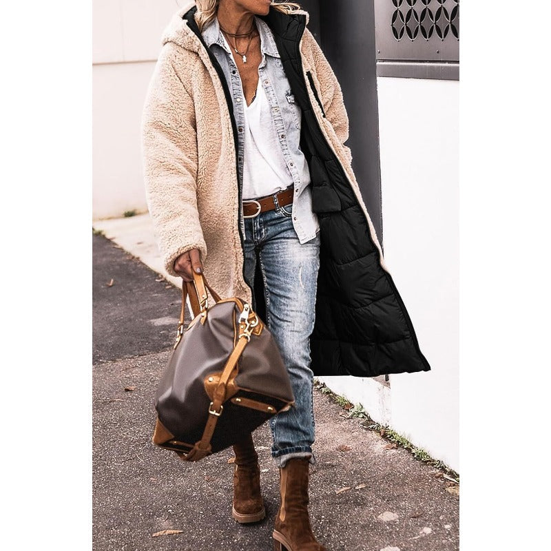 GR | Double-breasted reversible jacket for women