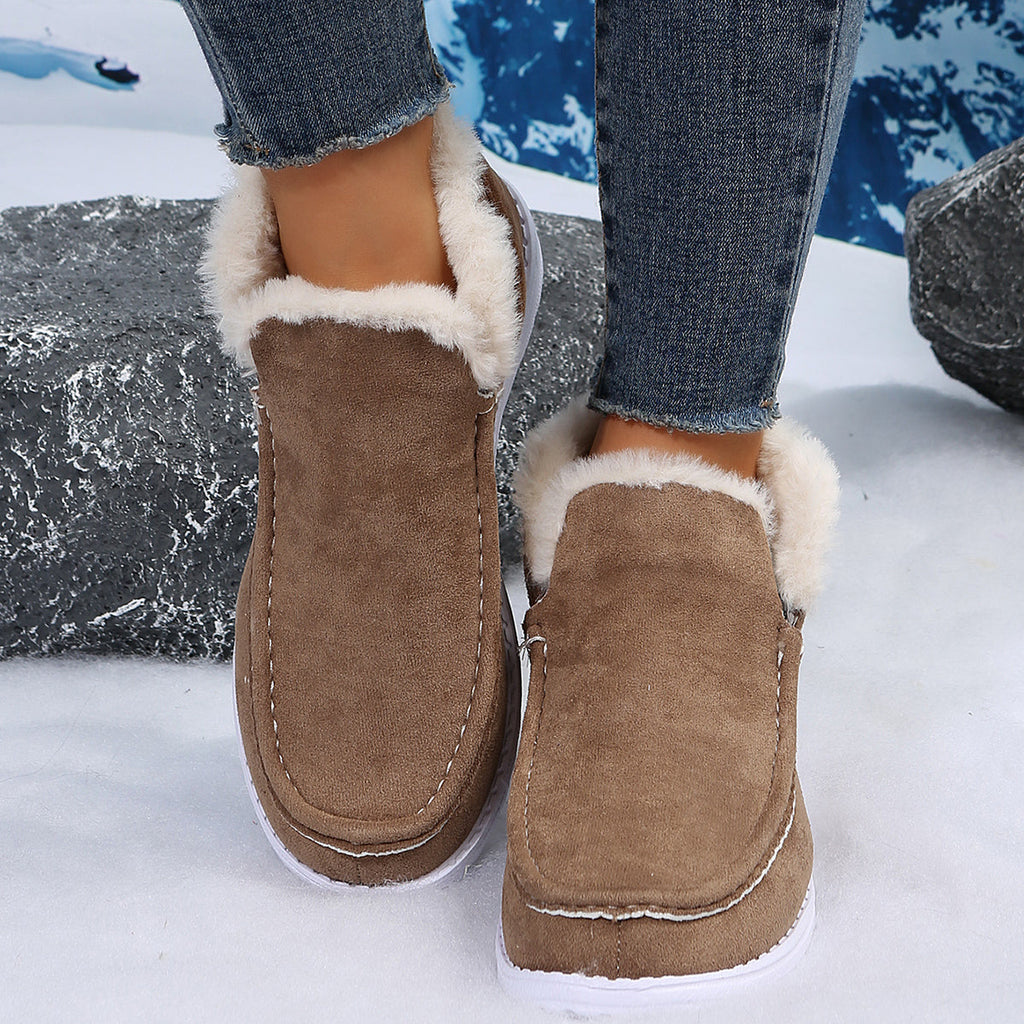 GR | Flat Snow Boots for Stylish Winter Comfort for Women