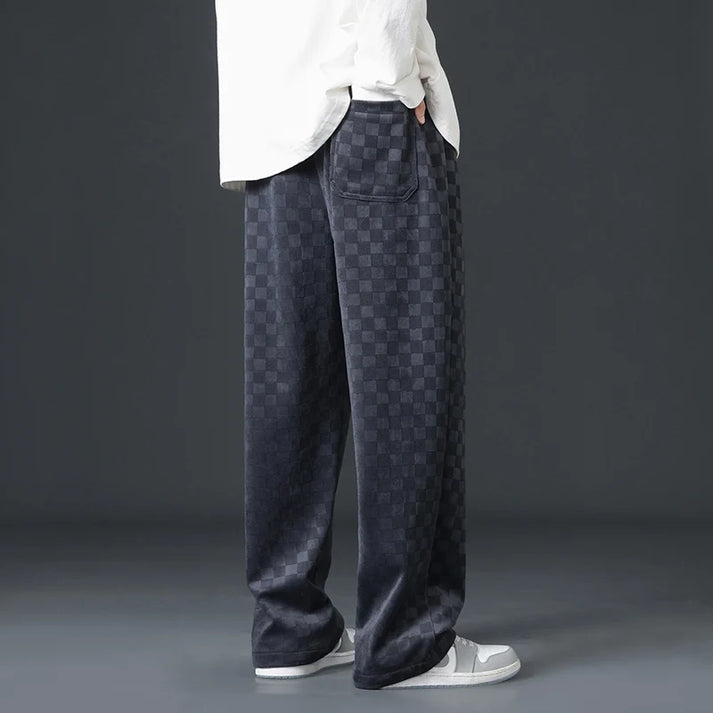 GR | Stylische Jogginghose Mit Karomuster