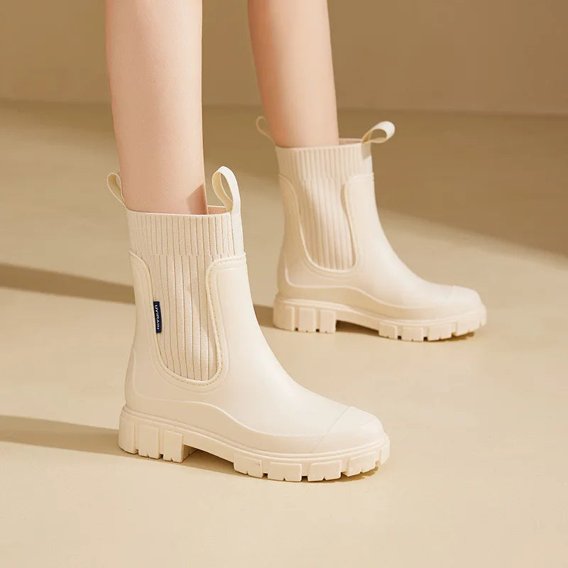 GR | Waterproof Boots with Thick Sole for Women