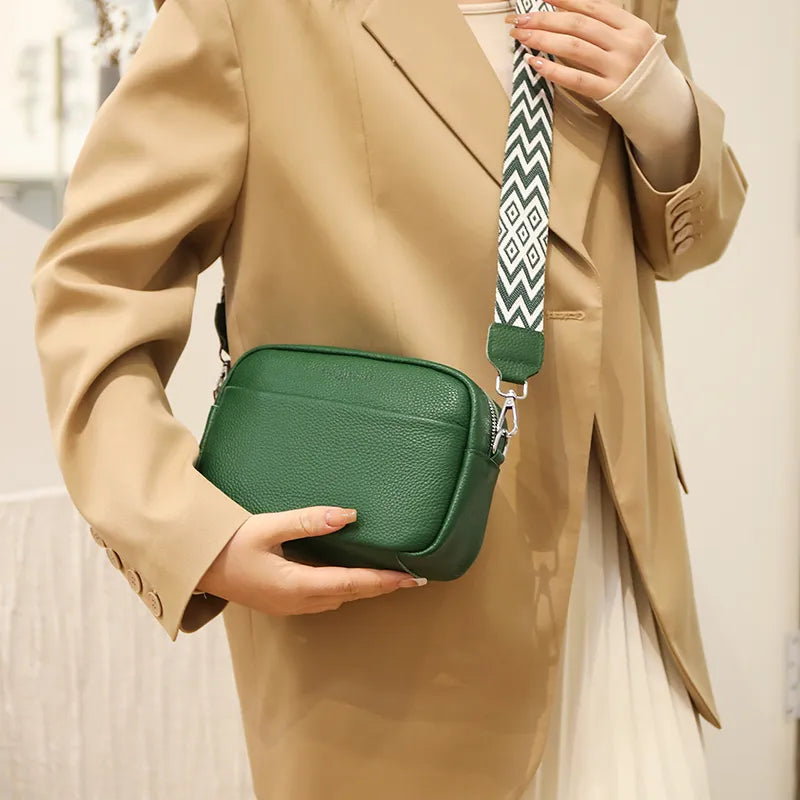 GR | Leather shoulder bag for women 