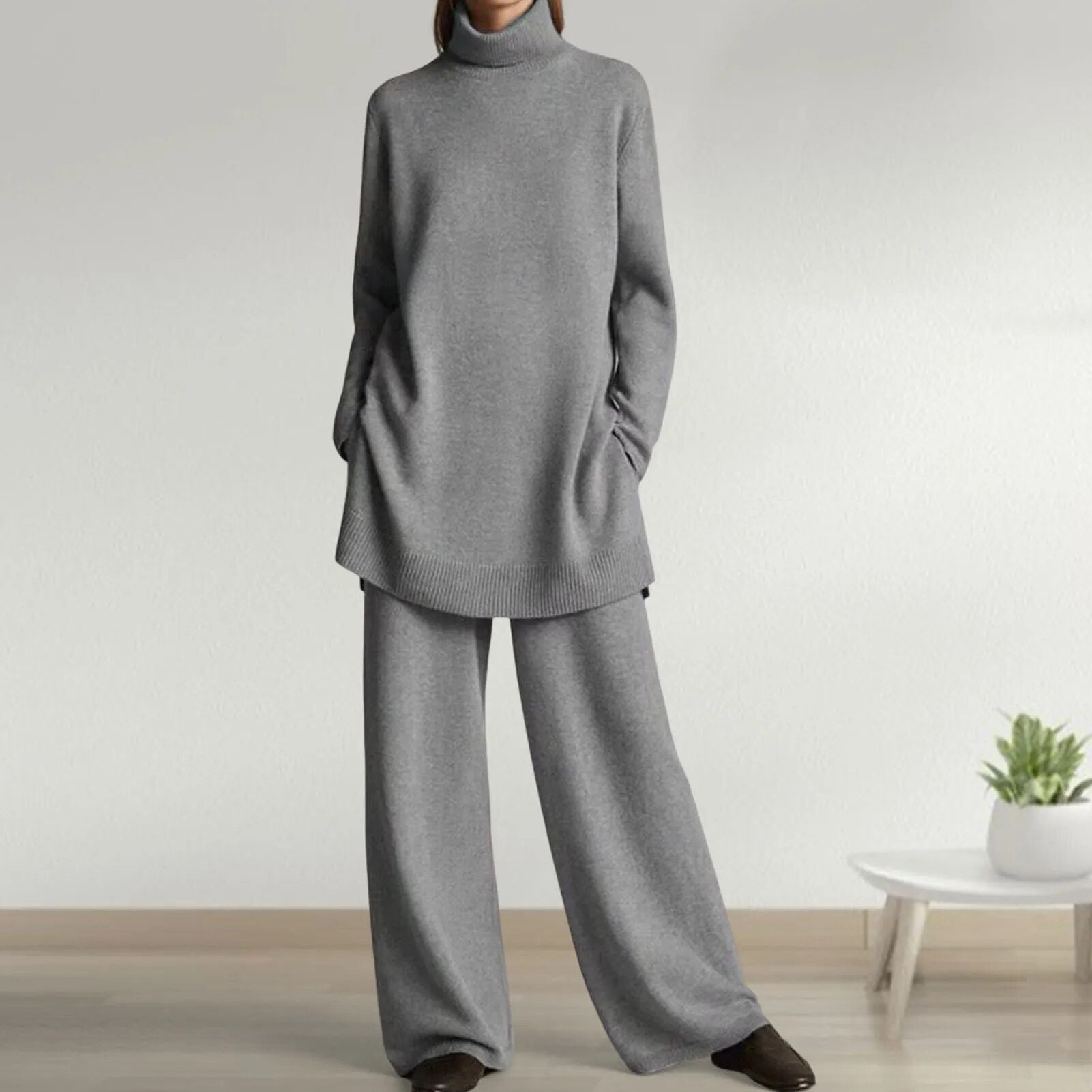 GR casual knitwear set