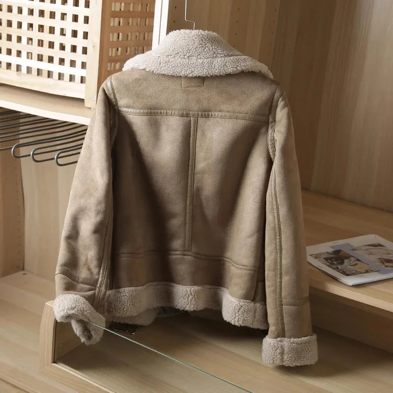 GR - Thick Warm Suede Jacket