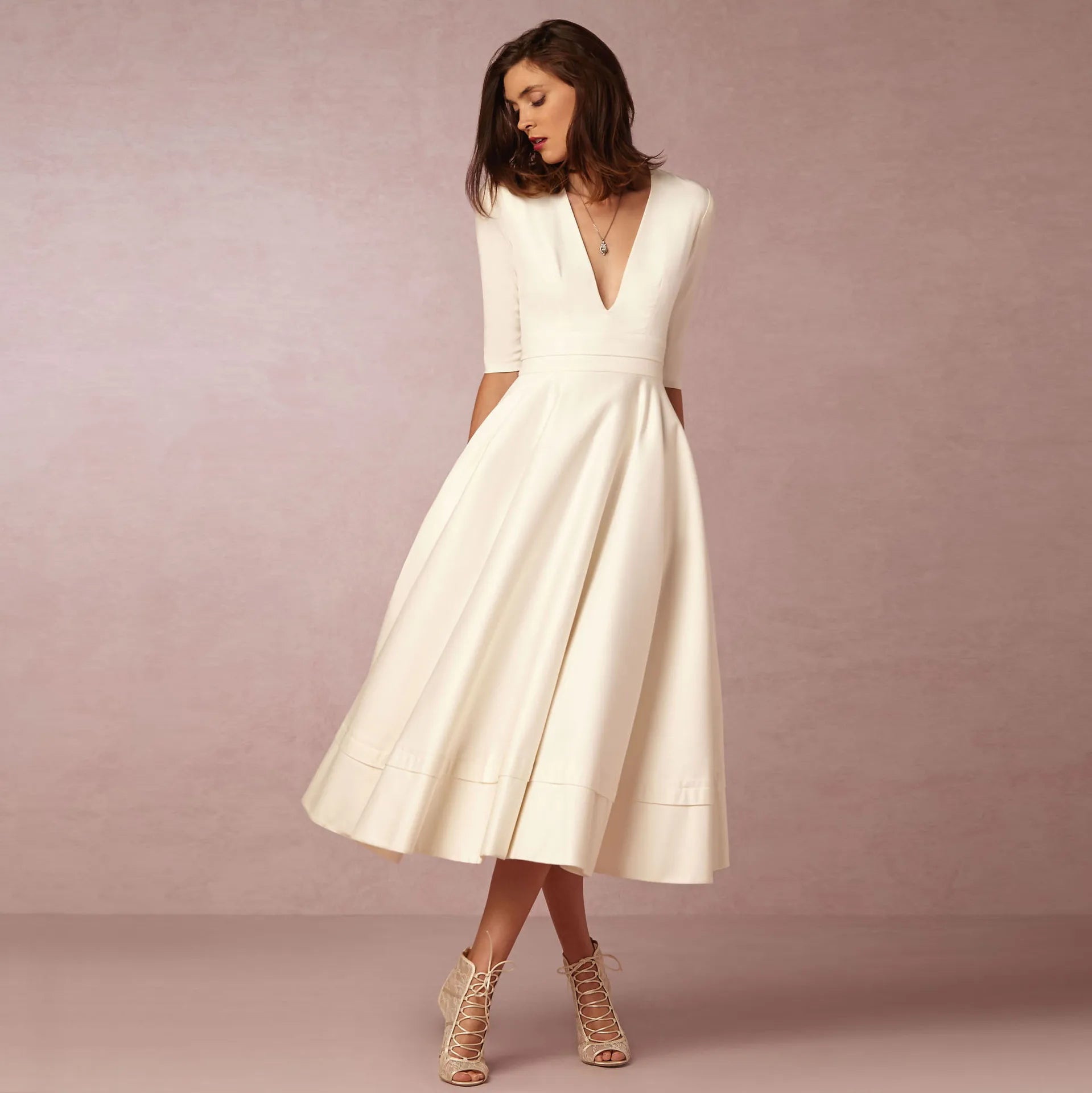 GR | Elegante Lange Damenkleid