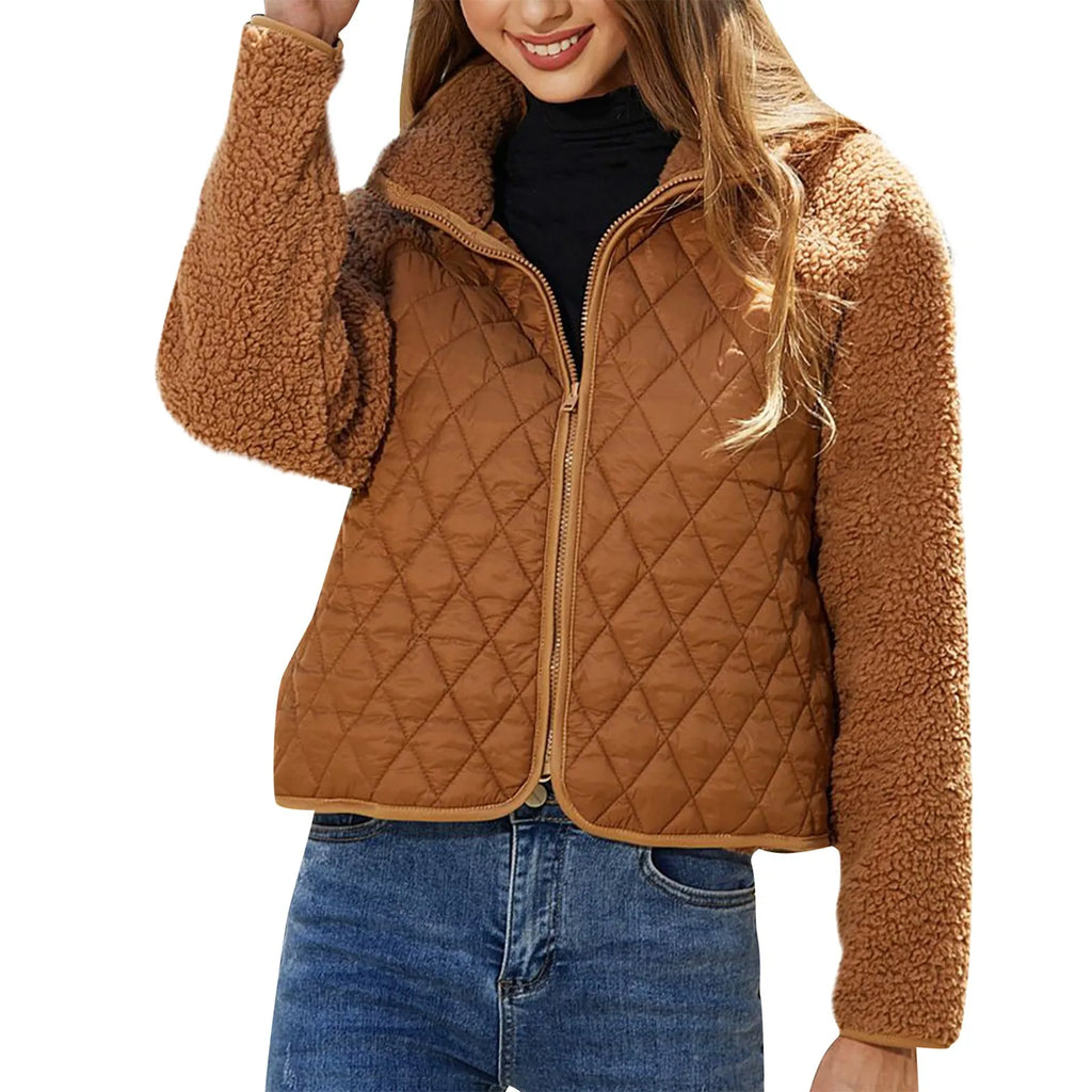 GR - Women's Bomber Jacket with Zipper